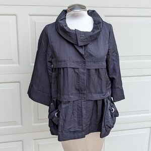 INCORRUPTIBLE LOVE black cropped sleeve jackets S M